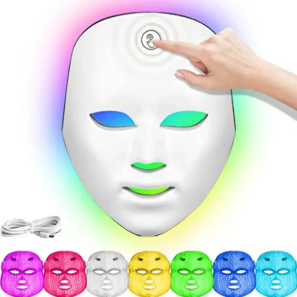 ماسک نقابی نوردرمانی شارژی لمسی