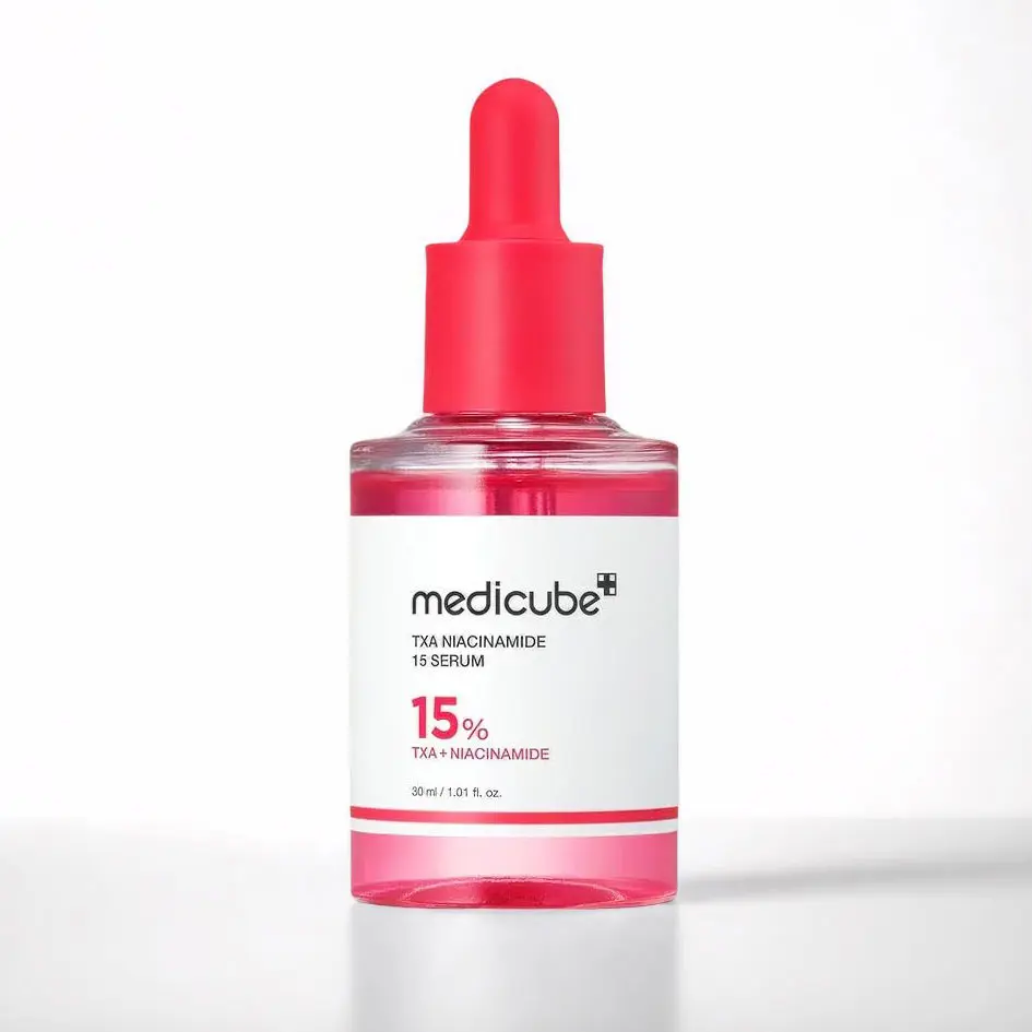 MEDICUBE-TXA-Niacinamide-15%-Serum-5 سرم نیاسینامید و ترانگزامیک 15% مدی کیوب