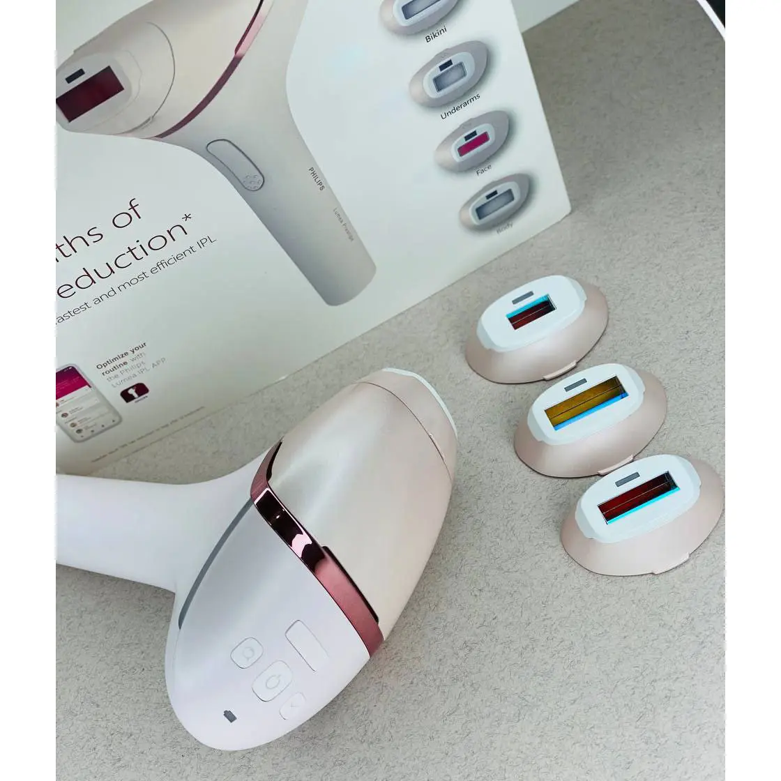 Philips-Lumea-BRI1957-unlimited-shot-home-laser-device لیزر هوشمند فیلیپس مدل BRI 1957