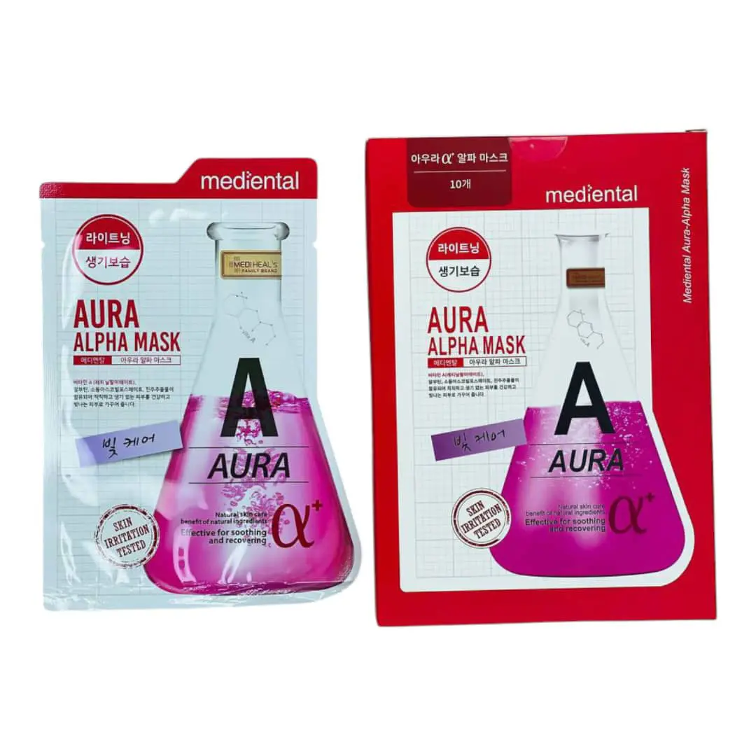 AURA-ALPHA-FACE-SHEET-MASK ماسک ورقه ای ترمیم کننده اورا آلفا