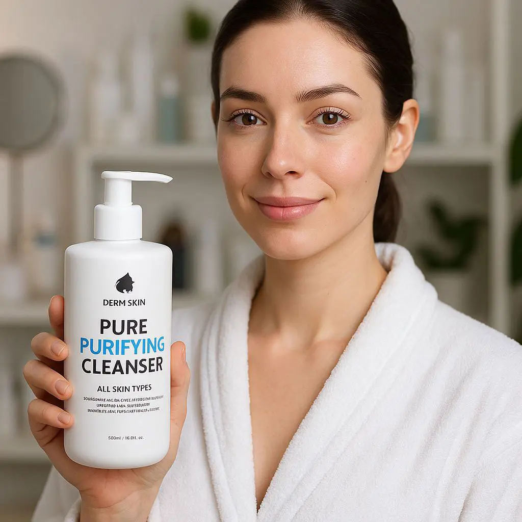 Derm-Skin-Facial-Cleanser-500-ml شوینده و پاک کننده صورت درم اسکین