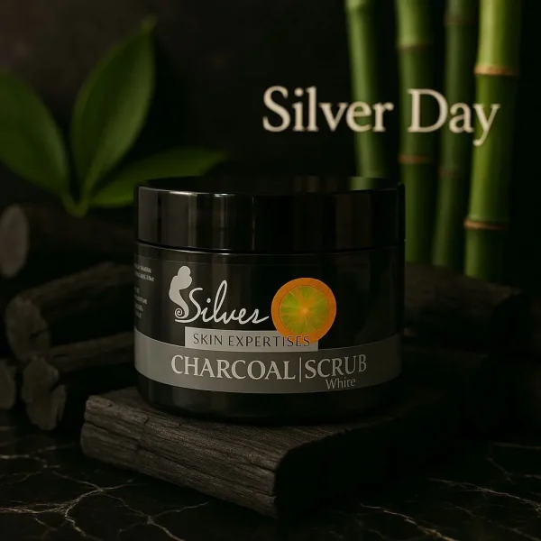 اسکراب شنی صورت و بدن زغال سیلور