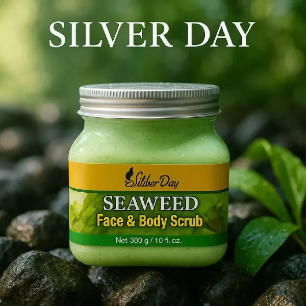 اسکراب شنی صورت و بدن جلبک سیلور دی