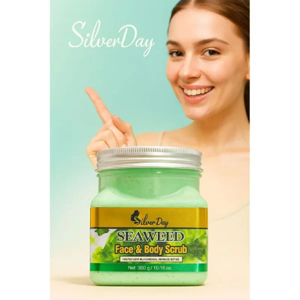 اسکراب شنی صورت و بدن جلبک سیلور دی