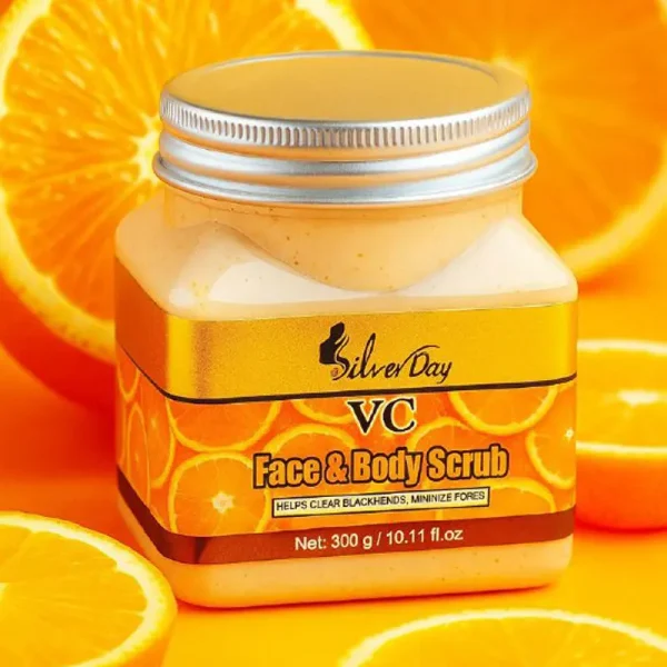 اسکراب شنی صورت و بدن ویتامین سی سیلور دی
