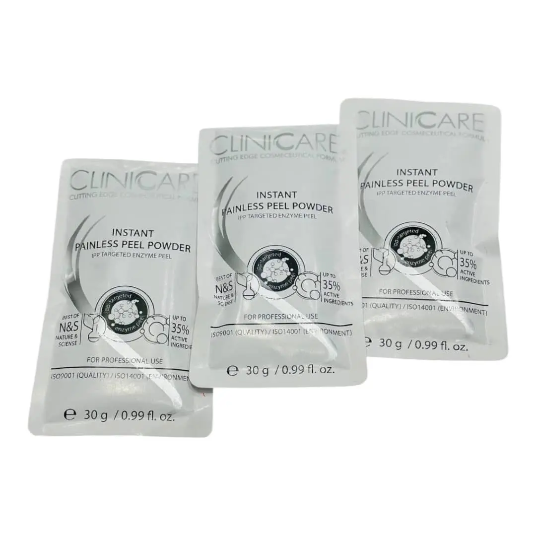 Swedish-clinicare-Enzyme-Peeling-for-6-people-01 سمپل پیلینگ آنزیمی 6 نفره کلینیکر