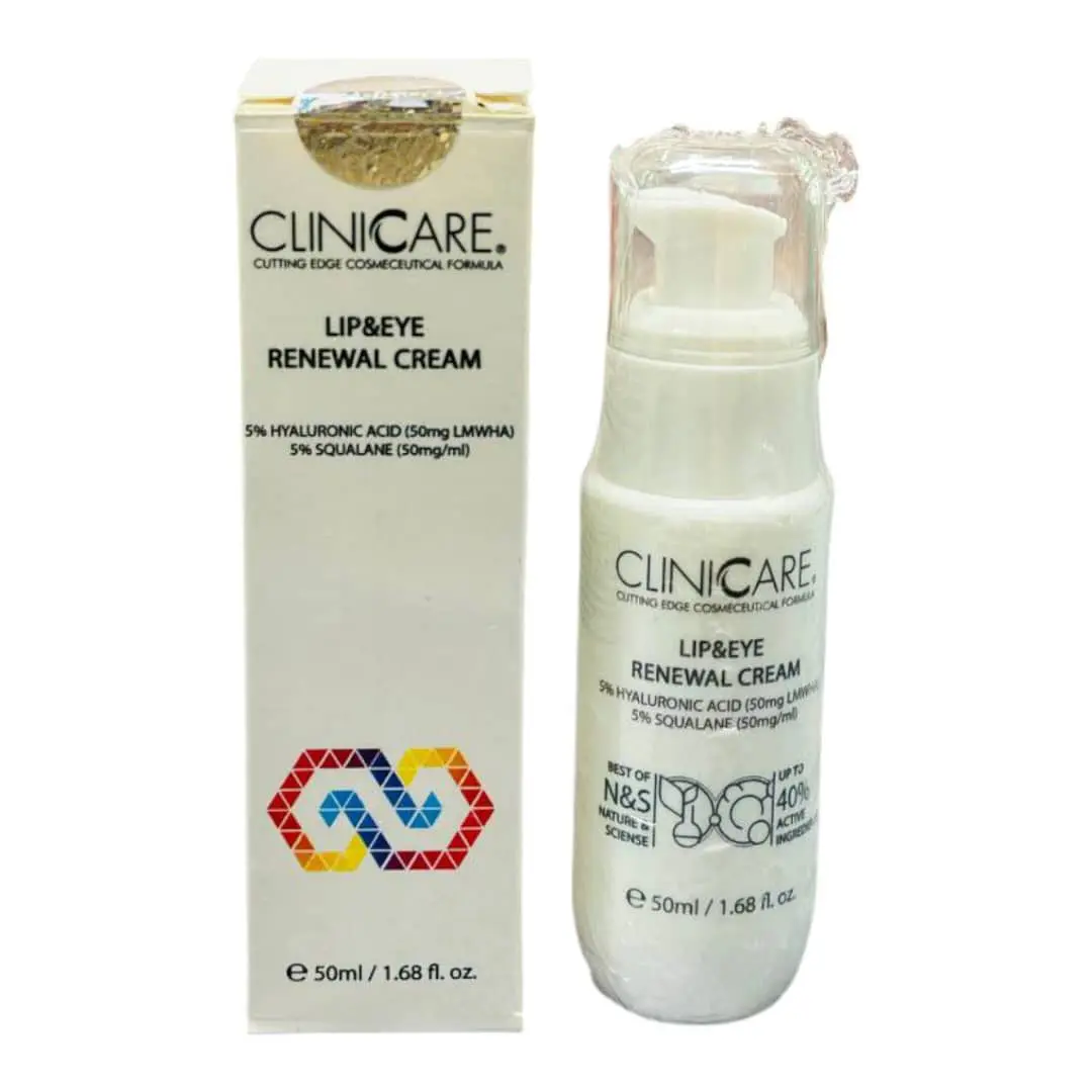 clinicare-Eye-and-Lip-Cream-50-ml-0 کرم دورچشم و لب کلینیکر