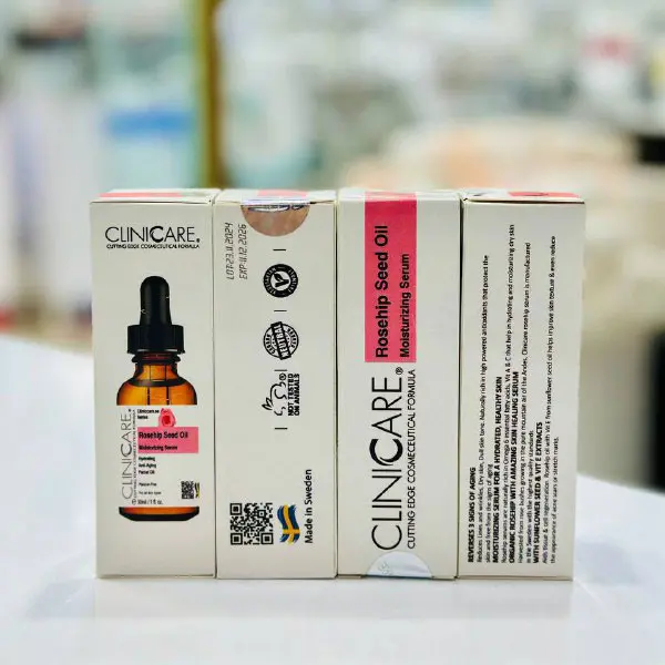 سرم روغن دانه گل رز کلینیکر