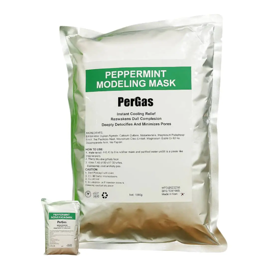 Pregas-Bulgarian-Rose-Latex-Modeling-Mask-100g-002 ماسک مدلینگ لاتکسی نعنایی پرگاس