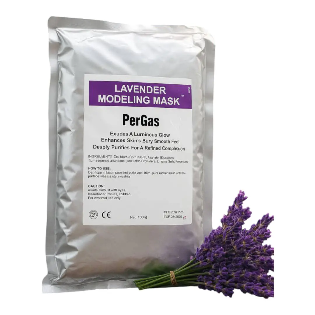 Pregas-Lavender-Latex-Modeling-Mask-100-gr-000 ماسک مدلینگ لاتکسی اسطوخودوس پرگاس