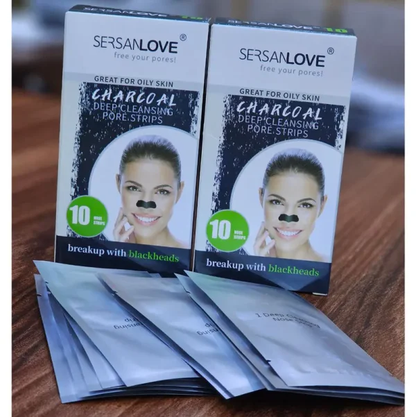 پک چسب بینی ورقه ای زغال سرسان لاو