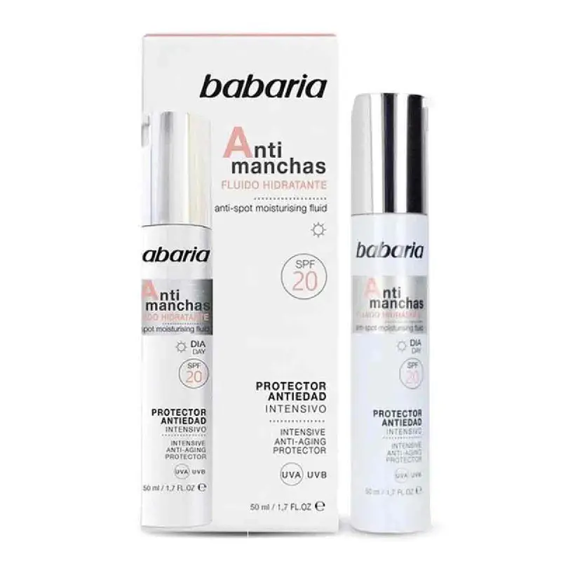 Babaria-Sunscreen-and-Anti-Wrinkle-and-Spot-Cream-50-ml کرم ضد آفتاب و ضد چروک و لک باباریا