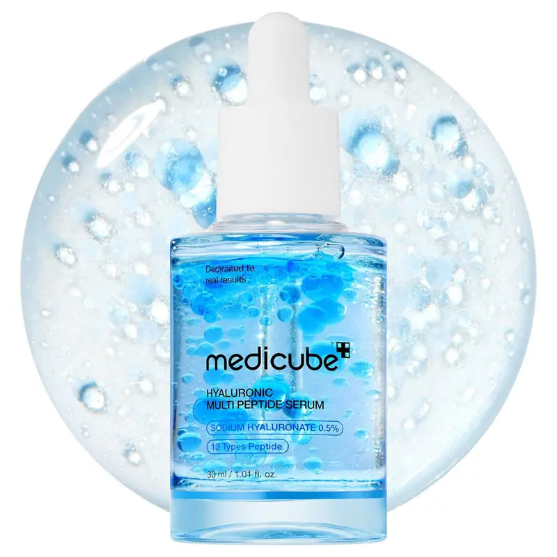 MEDICUBE-HYALURONIC-MULTIPEPTIDE-SERUM-30-ML سرم آبرسان هیالورونیک اسید و مولتی پپتاید مدی کیوب