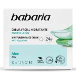 کرم مرطوب کننده و آبرسان 24 ساعت صورت باباریا