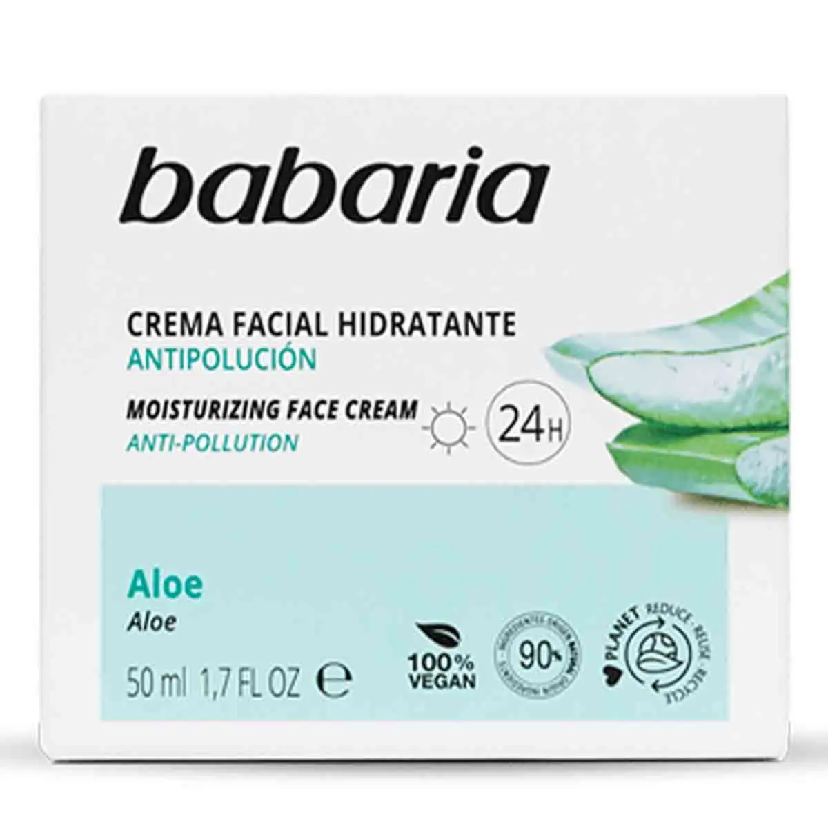 MOISTURIZING-FACE-CREAM-24H-ALOE-babaria-50-ml-2 کرم مرطوب کننده و آبرسان 24 ساعت صورت باباریا