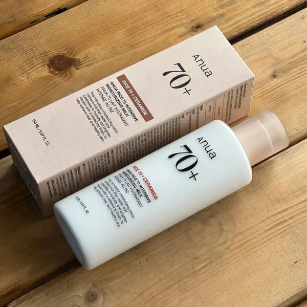 شیر مرطوب‌ کننده و روشن‌ کننده برنج و سراماید آنوا