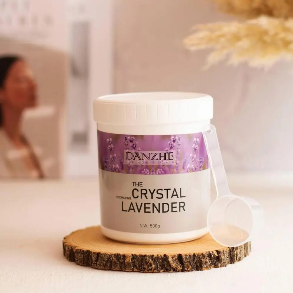 danzhe-hydrogel-lavender-crystal-mask-500-gr ماسک کریستالی هیدروژلی لاوندر دانژه 500 گرم - Image 1