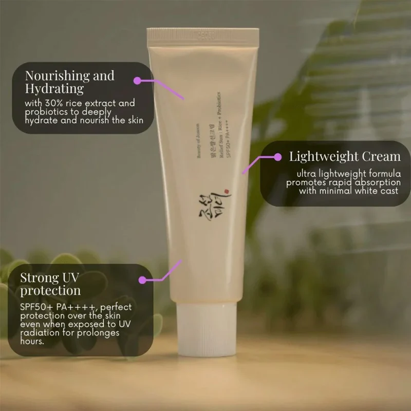 کرم ضد آفتاب بی رنگ بیوتی آف جوسان