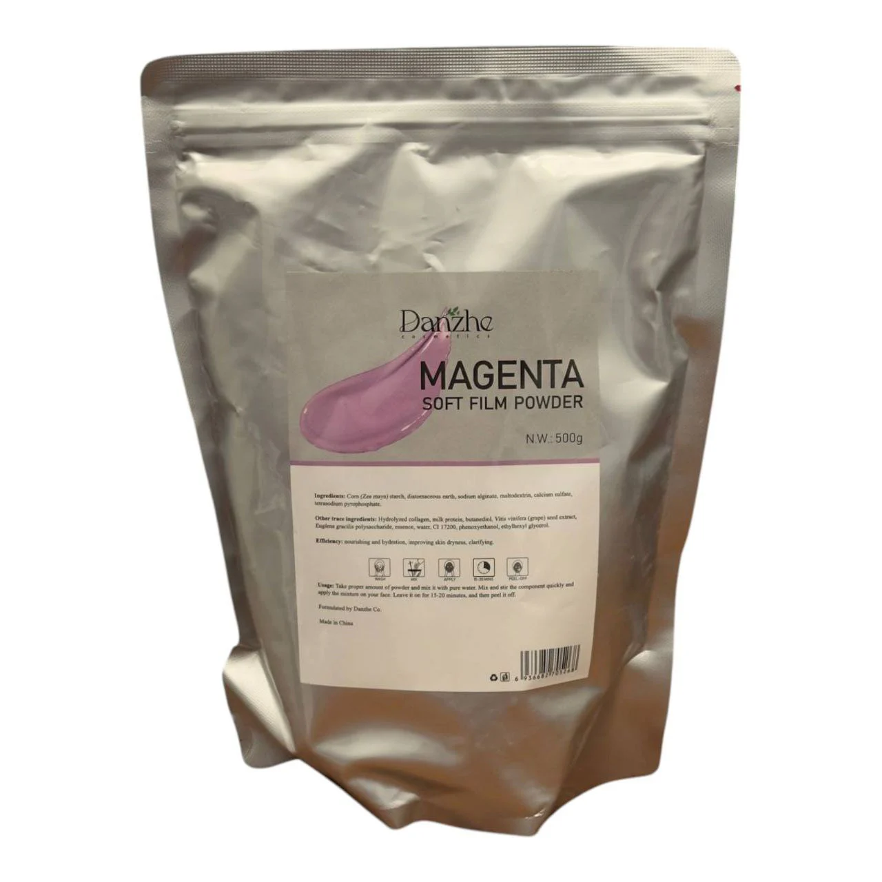 danzhe-magenta-soft-film-mask-500g2 ماسک لاتکسی مگنتا دانژه
