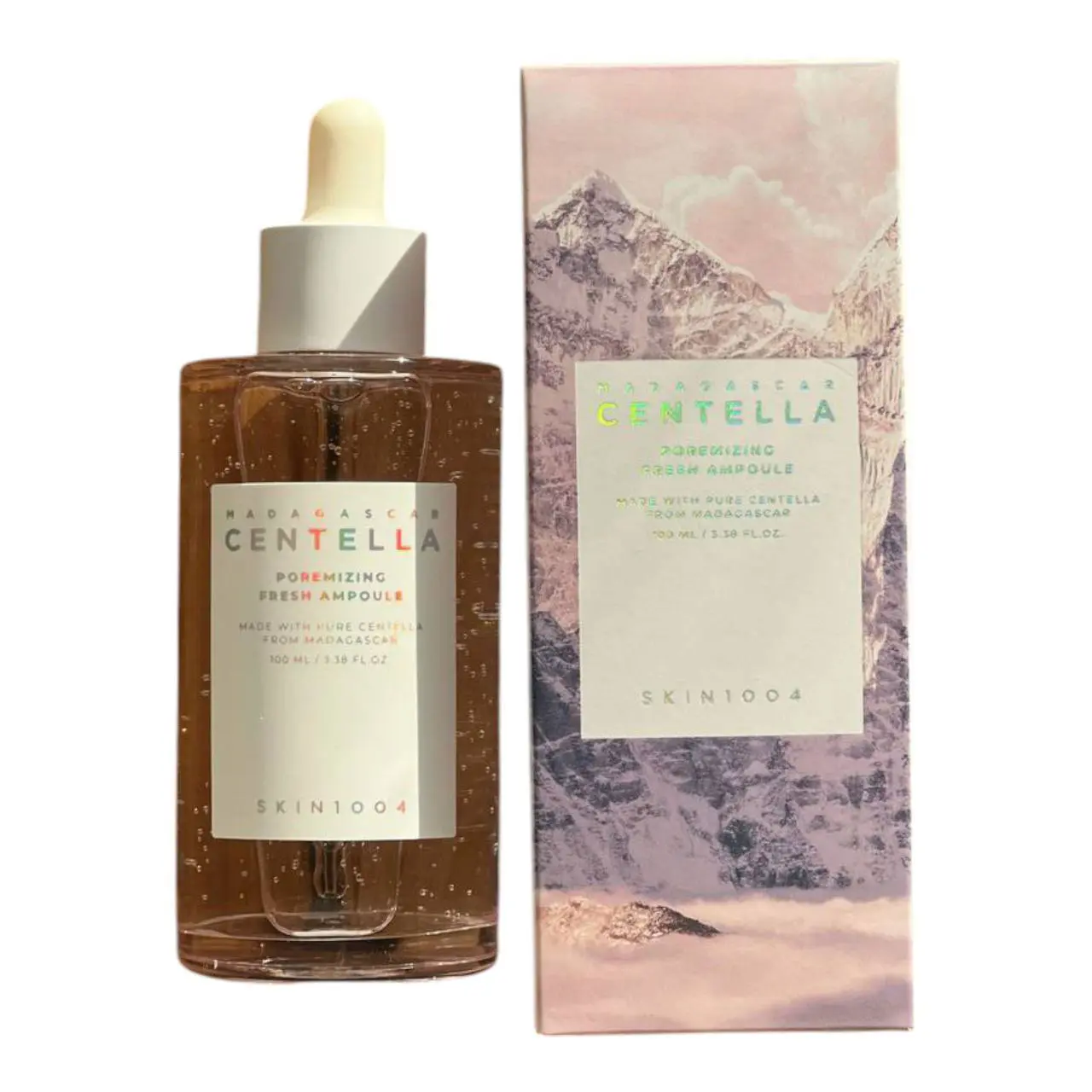 skin1004-madagascar-centella-poremizing-fresh-ampoule-100ml-222 آمپول کنترل و کوچک کننده منافذ سنتلا ماداگاسکار اسکین 1004