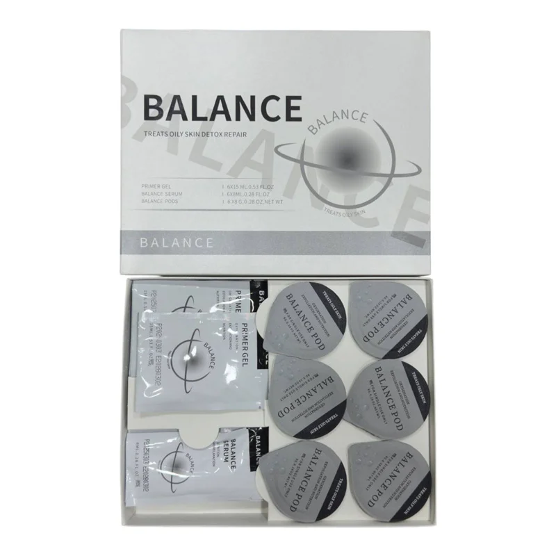 Balance-O2-facial-kit-for-oily-and-acne-prone-skin-with-pods-and-primer-gel-000 کیت پلاژن ضد جوش بالانس