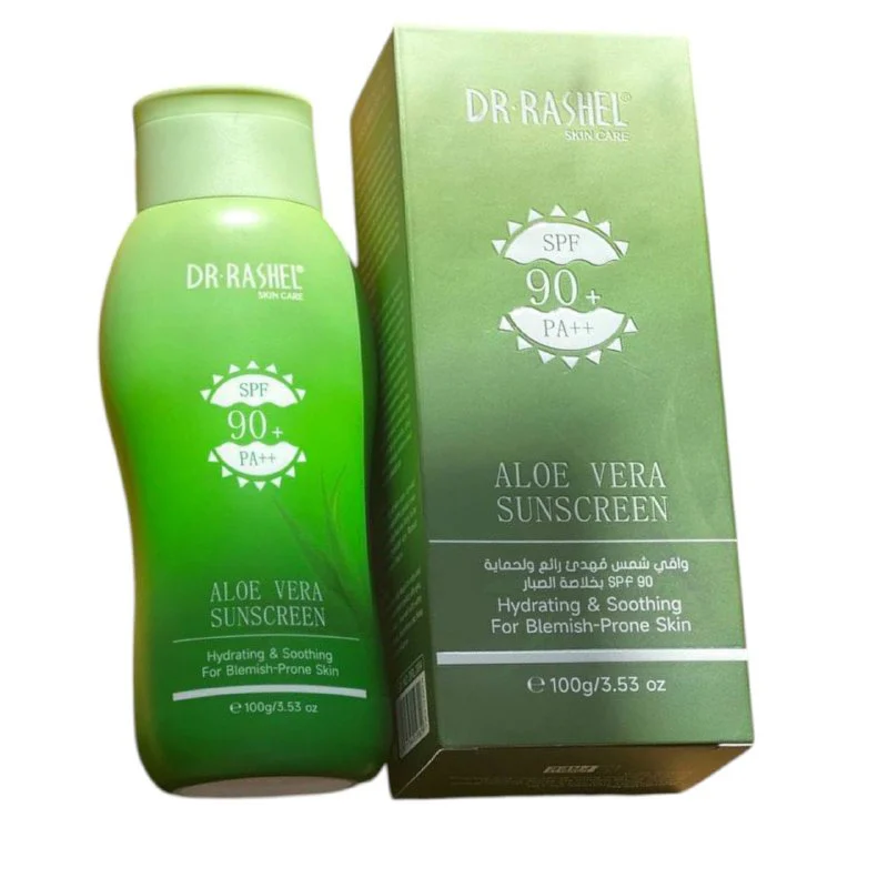 Dr-Rachel's-Aloe-Vera-Sunscreen-Cream-100-gr کرم ضد آفتاب آلوئهورا دکتر راشل