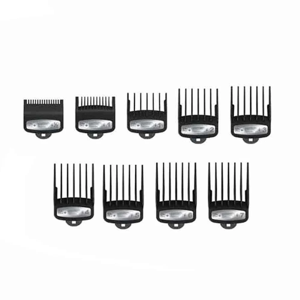 HAIR-CLIPPER-COMB-9-pack-8814 شانه ماشین اصلاح فلزی