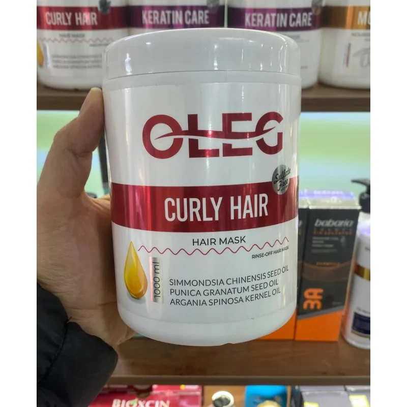 ماسک مو مناسب موهای فر اولگ