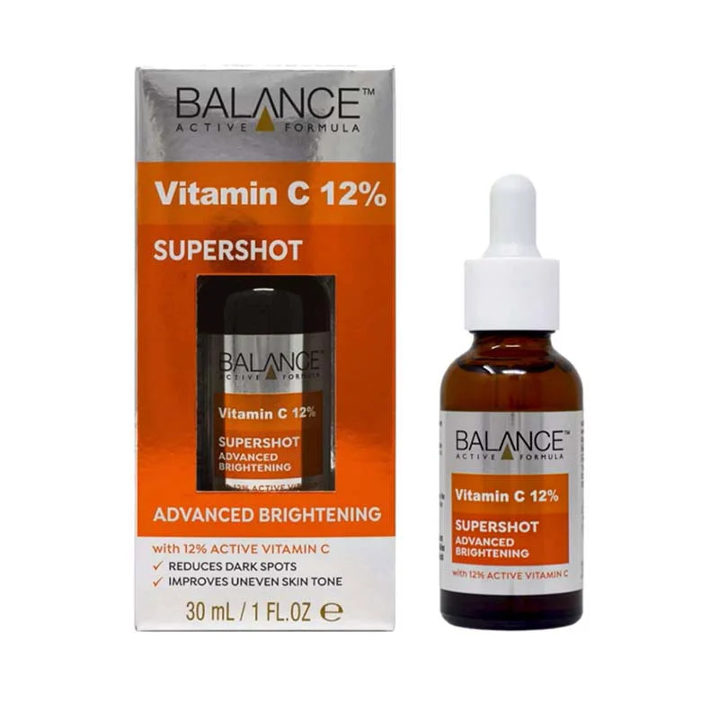 Balance Vitamine C 12% SuperShot 30ml 33 سرم ویتامین سی %12 بالانس