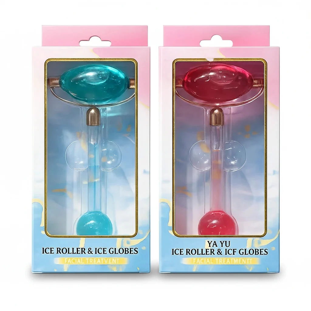 YA-YU-Ice-Roller-&-Ice-Globes-Facial-Massager-3 آیس رولر و گوی یخی صورت یایو