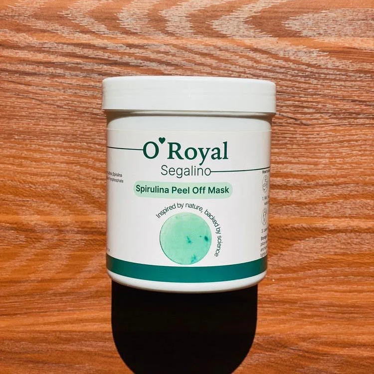 Oroyal-Spirulina-Seaweed-Peel-Off-Facial-Mask-300-gr ماسک پیلاف جلبک دریایی اورویال