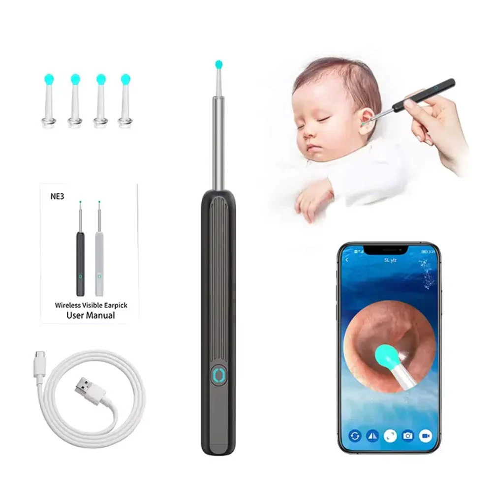 Smart-Wireless-Camera-Ear-Cleaner-NE3-45 گوش پاک کن هوشمند NE3