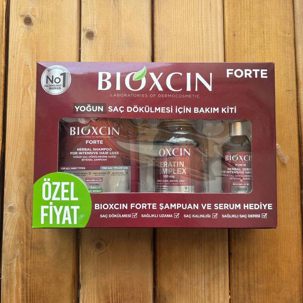 Bioxcin-Forte-Anti-Hair-Loss-Set پک ضدریزش مو فورت بیوکسین