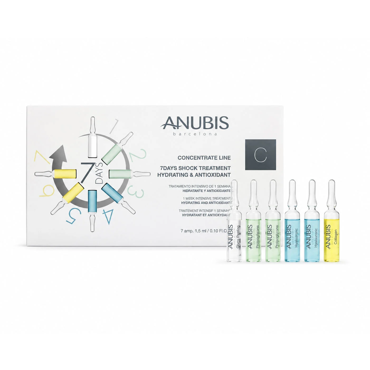 Anubis-7-Days-Shock-Treatment-Hydrating-&-Antioxidant پک 7 روزه آنوبیس