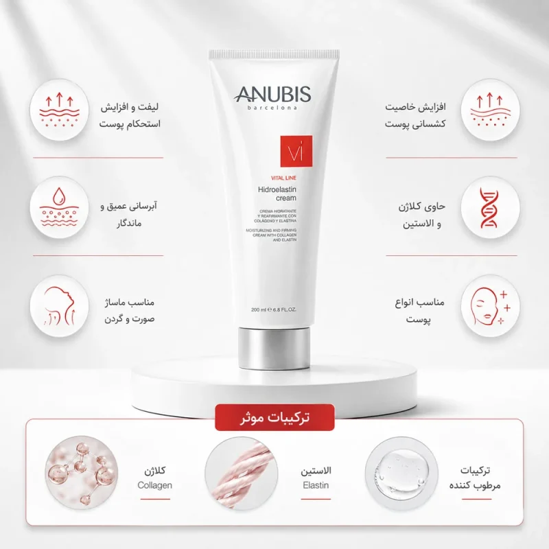 کرم لیفت و آبرسان مناسب ماساژ آنوبیس