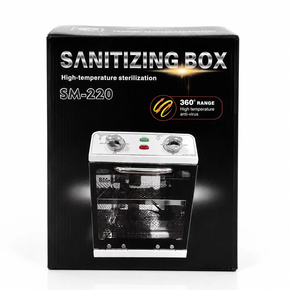 SM-220-Dry-Heat-Sterilizer-3 استریلکننده با تایمر مدل SM-220