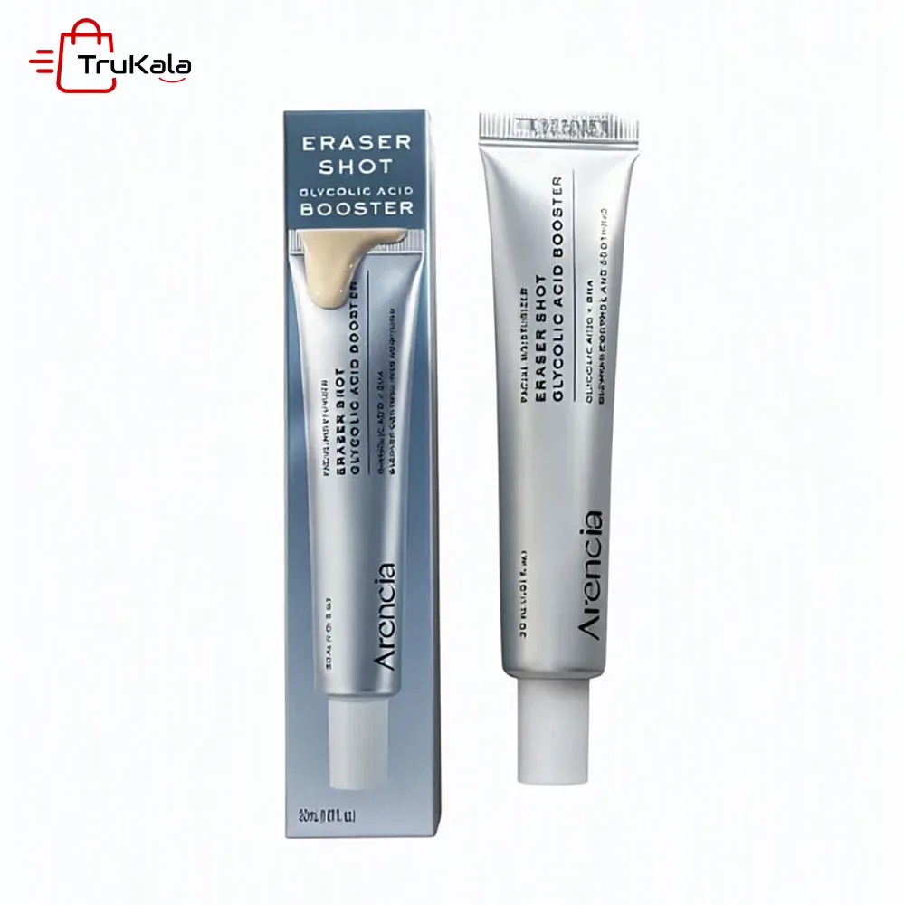 Arencia-Eraser-Shot-Glycolic-Acid-Booster-Facial-Moisturizer-30ml87 سرم بوستر گلیکولیک اسید اریزر شات آرنسیا