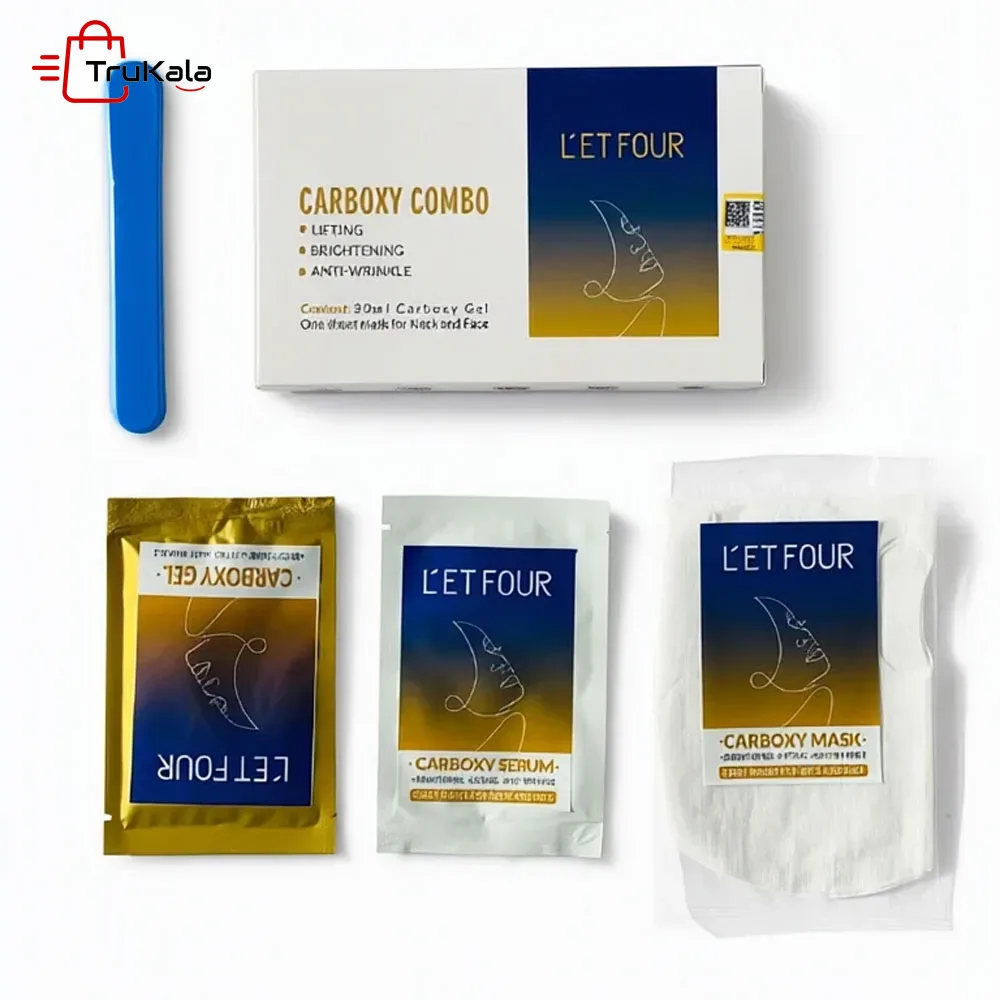 Letfour-Carboxy-CO2-Single-Use-Face-and-Neck-Therapy-Kit-78 پک کربوکسی تک نفره لتفور
