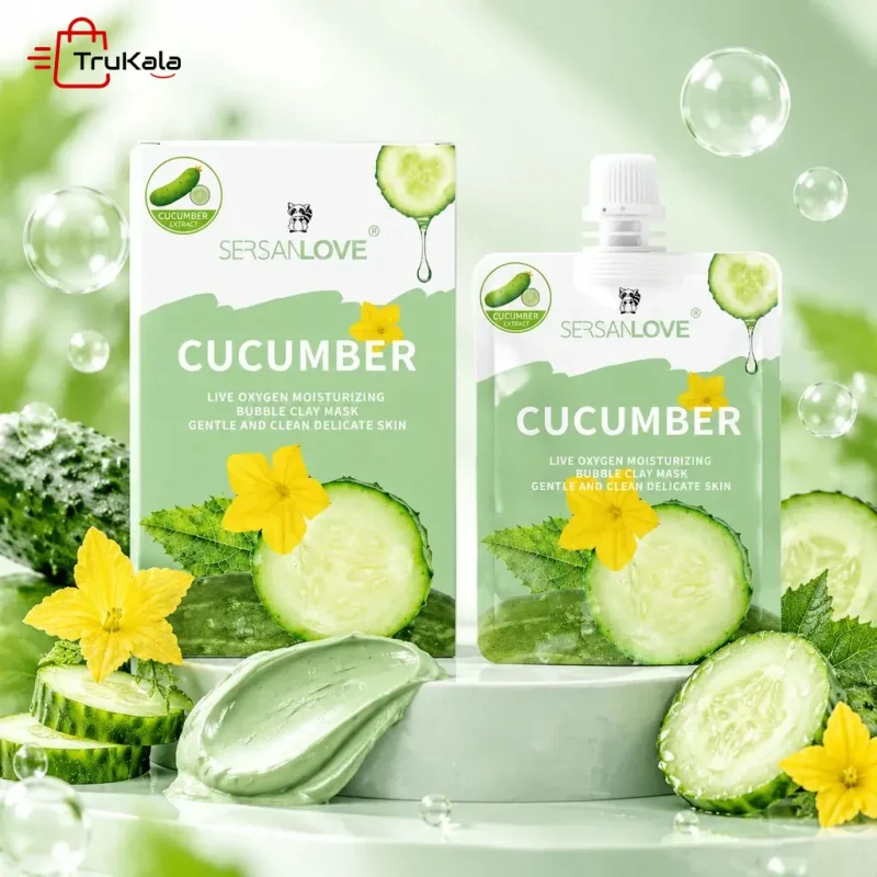 ماسک حبابی خیار سرسان لاو