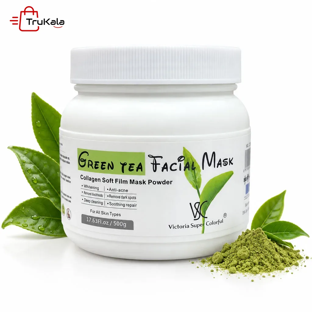 Victoria-Green-Tea-Latex-Mask-500g-77 ماسک لاتکسی چای سبز ویکتوریا